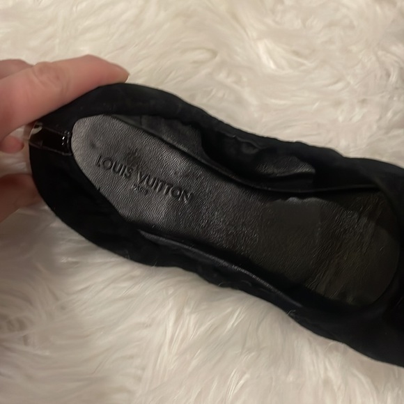 Louis Vuitton Black Elba Ballet Flats Size 38.5 US 8 - Picture 5 of 11